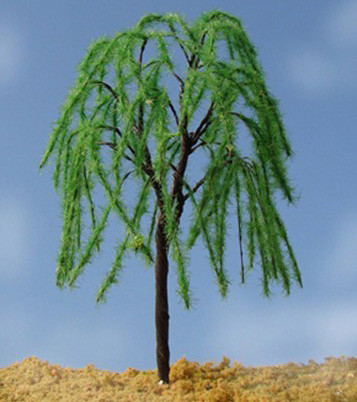 model Willow tree---artificial tree,plastic mini trees,architectural model trees,fake trees,scale willow trees