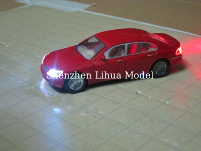 model color car(with light)--miniature scale car 1:150 ,architectural model cars,model lighted cars,building model  cars