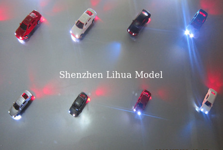 model color car(with light)--miniature scale car 1:150 ,architectural model cars,model lighted cars,building model  cars