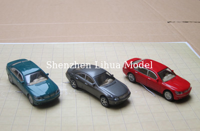 plastic color car no light-miniature scale car,architectural model stuffs,ABS mini car,model accessories