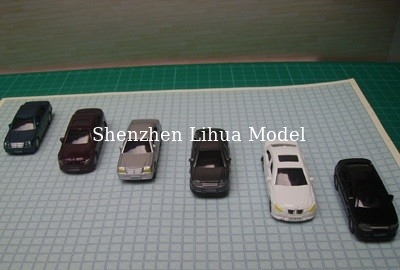 plastic color car no light-miniature scale car,architectural model stuffs,ABS mini car,model accessories