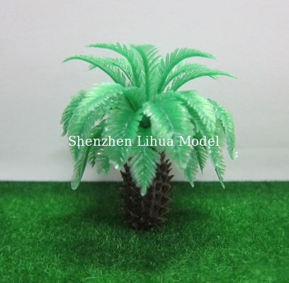 1:200plastic coconut tree--model trees,miniature artificial tree,fake miniature palm trees,plastic palm tree