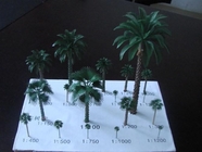 1:150 copper palm  tree--1:50 model metal tree,miniature artificial tree,metal model palm trees,building model trees