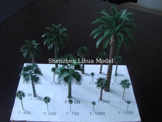 1:150 copper palm  tree--1:50 model metal tree,miniature artificial tree,metal model palm trees,building model trees