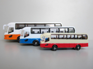 model plastic bus (without light),miniature model scale bus, N guage model bus,model materials,plastic buses
