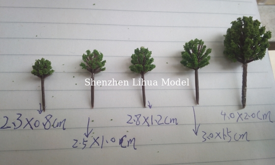 miniature trees-model trees,1:500 miniature artifical trees, plastic trees,fake trees