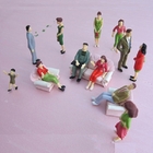 1:25 color figure--model figures,scale figure,painted figures,ABS figure,G gauge people,plastic mini  figures