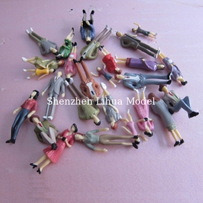 1:30 color figures,model figures,scale figures,plastic model people,painted ABS figures