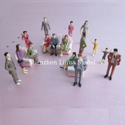 1:30 color figures,model figures,scale figures,plastic model people,painted ABS figures