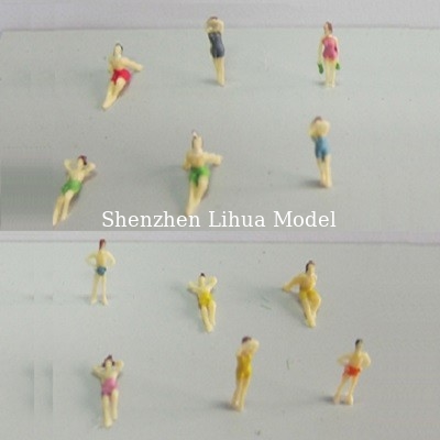 1:100 swim figure---color figures,painted figures,,model figures,painted figure