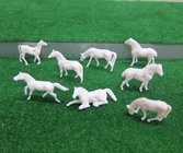 1:87 unpainted horse---model animals,white 1:87 horse,scale model,HO horse,HO animals