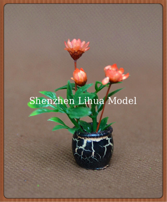 1:25 model potted plant--architectural model materials,decoration follower,artificial pot