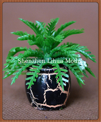 model potted plant-architectural model materials,decoration follower,1:25 artificial pot