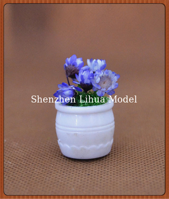 ABS model plant potted-architectural model materials,decoration follower,artificial pot