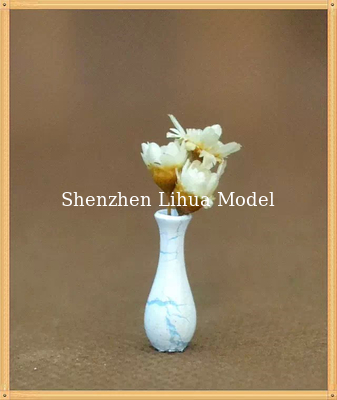 model flower vase-model scale sculpture ,architectural model materials,ABS flower vases