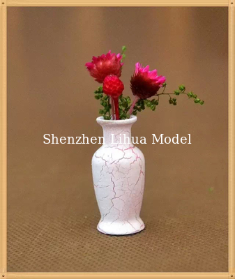 model flower vase--model scale sculpture ,miniature flower pots,ABS flower vases,1:20,1:25