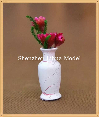 model flower vase--model scale sculpture ,architectural model materials,ABS flower vases