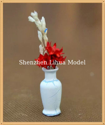 model flower vase--model scale sculpture ,architectural model materials,ABS flower vases