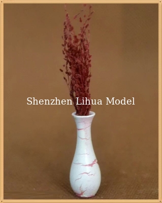 model flower vase--model scale sculpture ,architectural model materials,ABS flower vases