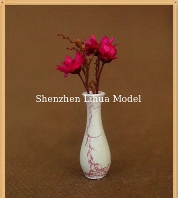 scale sculpture-ABS miniature flower vases,plastic vases,indoor decoration materials