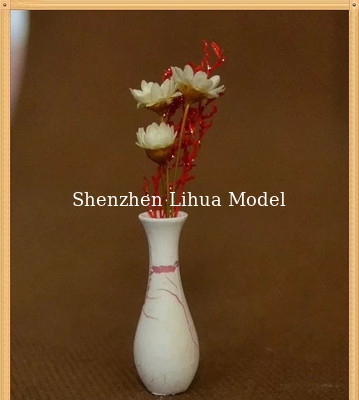 scale sculpture-ABS miniature flower vases,plastic vases,indoor decoration materials