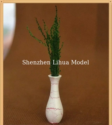 scale sculpture-ABS miniature flower vases,plastic vases,indoor decoration materials