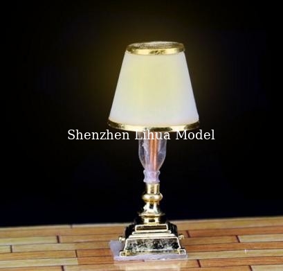 model metal table lamp, 1:20 miniature table lights,metal building light,architectural model accessories,model materials