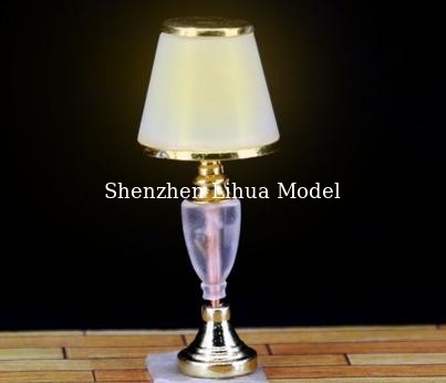 model metal table lamp, 1:20 miniature table lights,metal building light,architectural model accessories,model materials