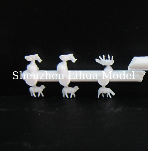 unpainted ho white sheep,model animal,model figures, architectual model materials,scale model sheeps