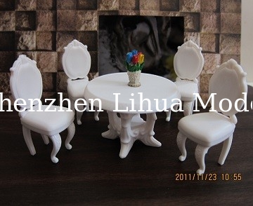 dinning table and chairs,model scale table,model chairs,Model House furniture scale 1:50 model chairs