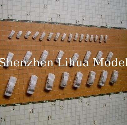 mini white car(without light)-miniature scale 1:250 car,model plastic car,plastic mini car,1:200 white cars,plastic cars