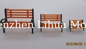model park chairs,model scale chairs,architectural model accessories,fake park bench,fake chairs,model stuffs