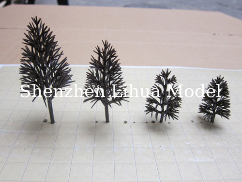 1:1000plastic tree arm,tree trunk,miniature artifical tree arm,fake trees,model stuff