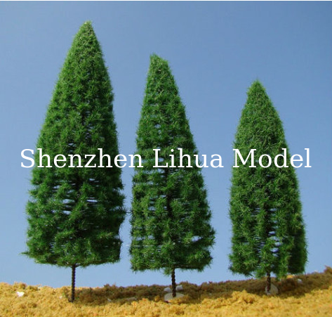 1:150 model pine trees ,model tree,miniature artificial trees,plastic trees,fake trees,model stuff