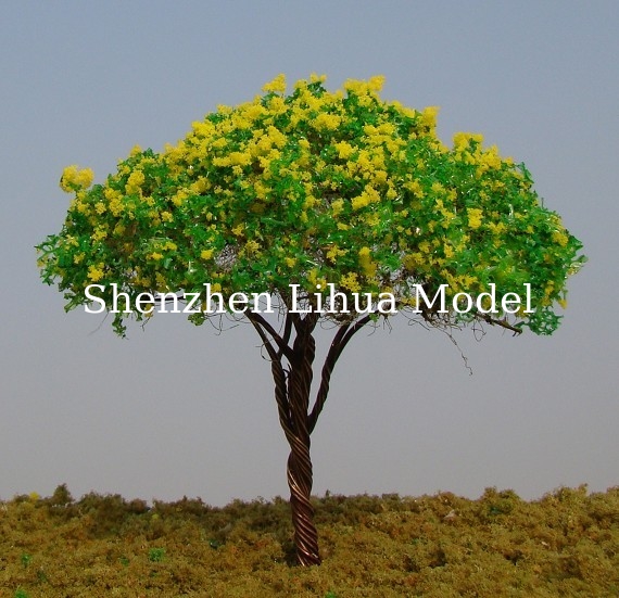 1:150 wire flower tree---model wire tree,miniature artificial trees,mode materials,model accessories,scale wire tree
