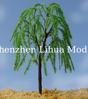 model Willow tree---artificial tree,plastic mini trees,architectural model trees,fake trees,scale willow trees
