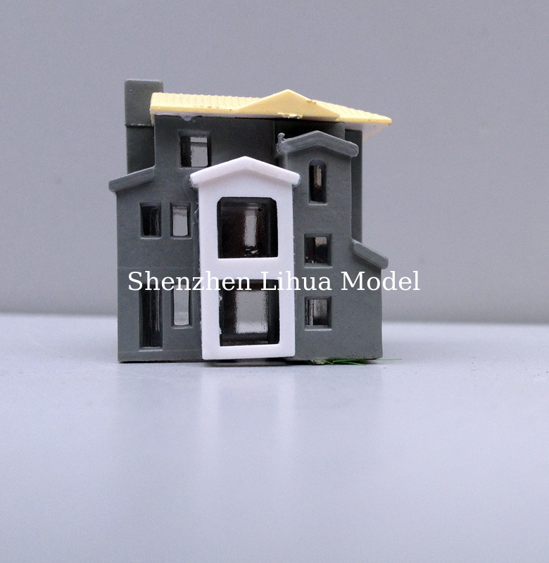 model villa--model praetorium, architectural model, 1:500model quinta,miniature model villa