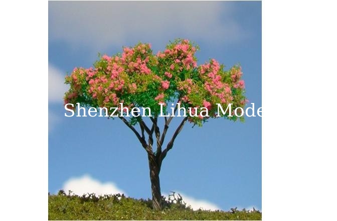 Flower tree,model trees---miniature artifical trees, mode materials,fake trees,fake flower trees
