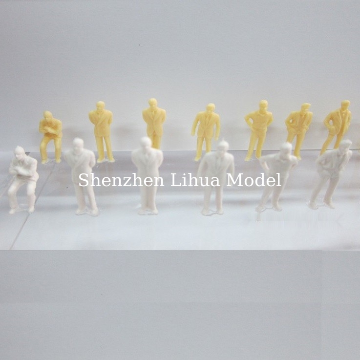 1:50 white figures--scale figures,architectural model people,scale peoples,ABS figures