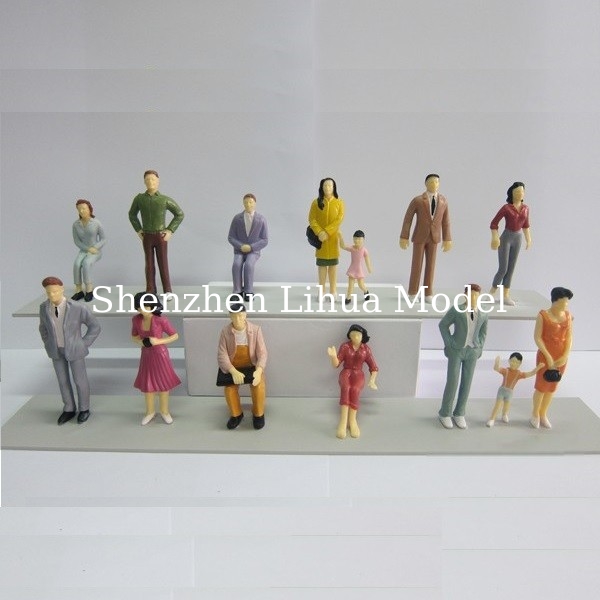 1:25 color figure--model figures,scale figure,painted figures,ABS figure,G gauge people,plastic mini  figures