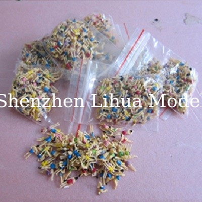 1:150 swim figure,color swim figure,painted figures,scale figures, model figures,ABS figures