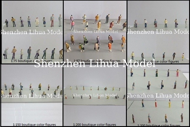all scale  boutique figures--1:200color figures,painted figures,scale figures,model figures