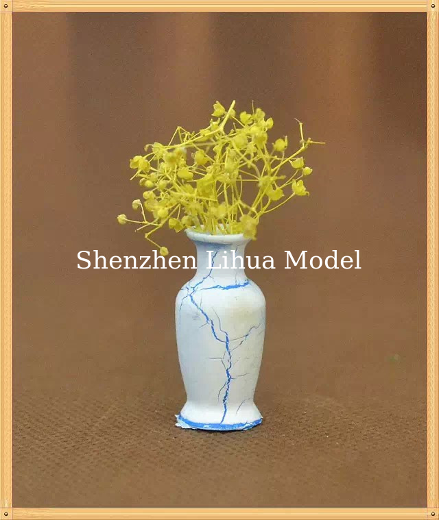 model flower vase--model scale sculpture ,miniature flower pots,ABS flower vases,1:20,1:25