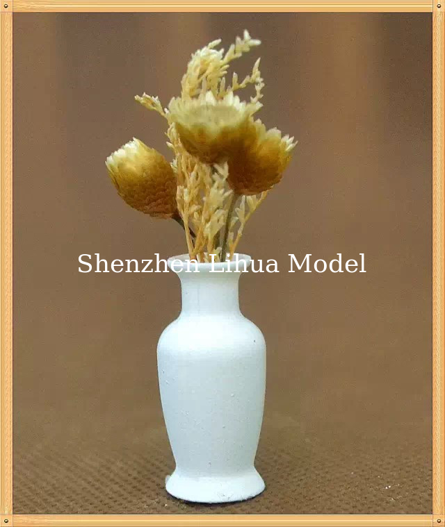 model flower vase--1:25model scale sculpture,architectural model materials,ABS flower vases