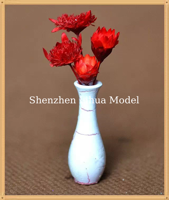 model flower vase,model scale sculptures,architectural model materials,ABS flower vases