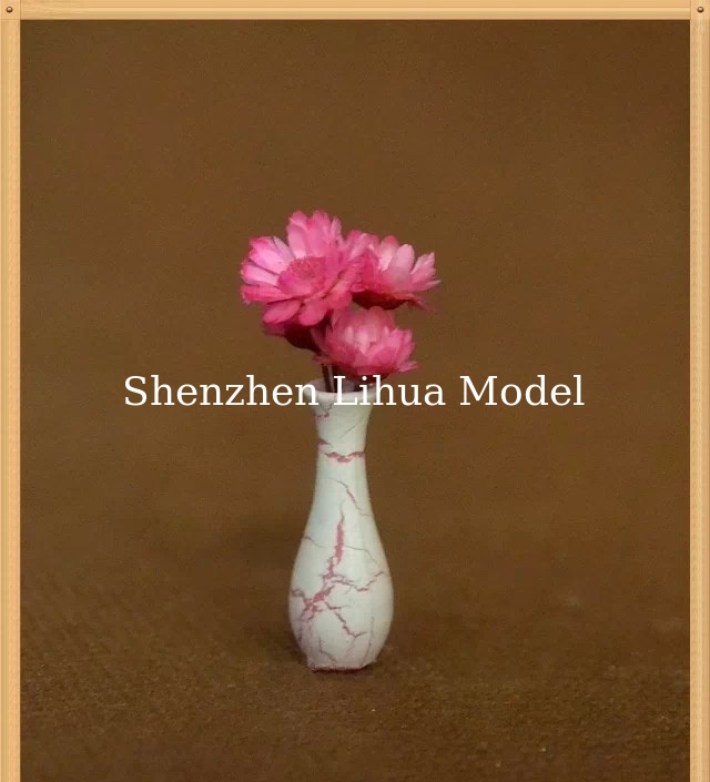 scale sculpture-ABS miniature flower vases,plastic vases,indoor decoration materials