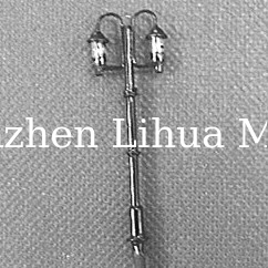 model metal lamp------1:100metal yard lamp, scale lamp, architectural model lamp ,model materials