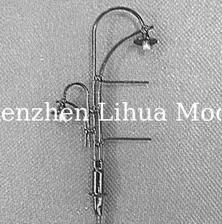 model metal lamp,model accessories,scale  lamp post,architectural model lamppost,miniature model light