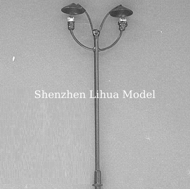 model metal lamp,1:100metal yard lamp post,1:150building lights,architectural model lamps ,model materials,model stuffs