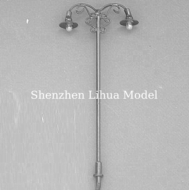 1:100model metal lamp---metal yard lamp pole,scale lamp 1:150,architectural model lamp ,model material,model stuffs